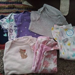 3to6 months and 9 month romper